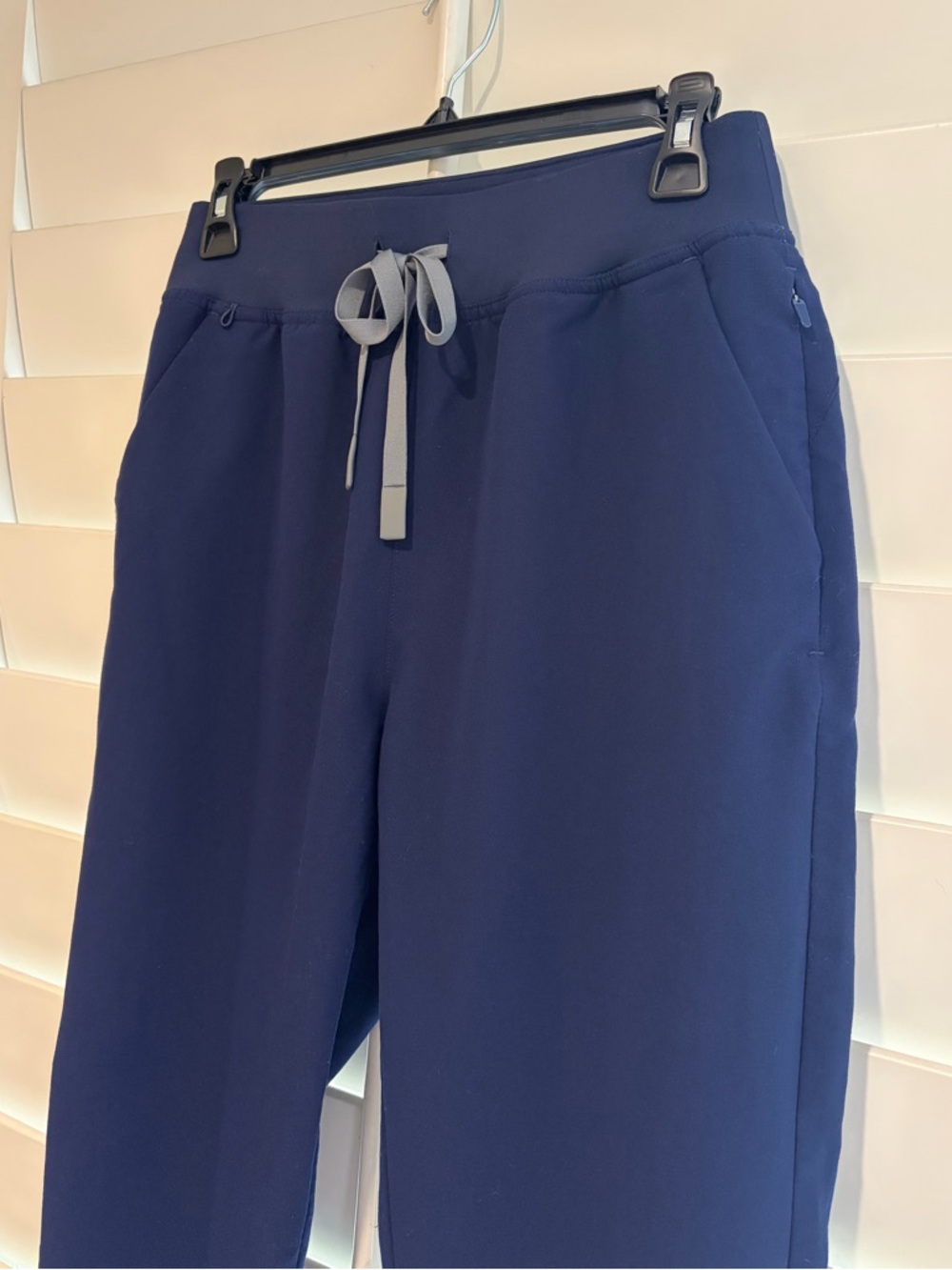 FIGS NEW High Waisted Alva Skinny Fit Tapered Pants Scrub Pant S Navy Blue - Picture 12 of 16